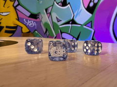 Full Grip Games Dice - 4 Pack (Nebula Black)